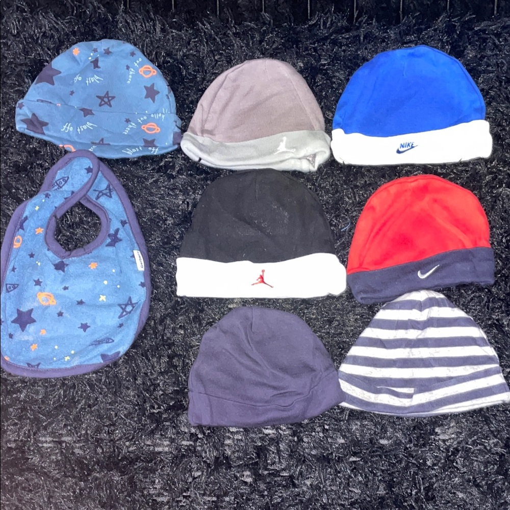 Nike Kids Hat Collection - Blue, Red, Gray, Black